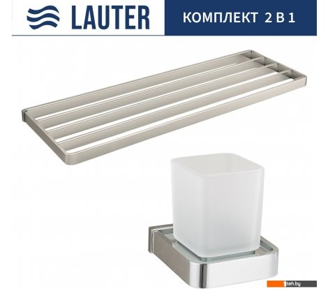  - Аксессуары для ванной и туалета Lauter 21SH7061 + 21SH7131 (Chrome, 2 предмета) - 21SH7061 + 21SH7131 (Chrome, 2 предмета)