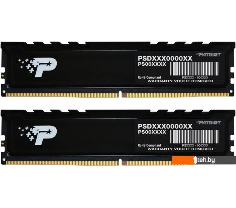  - Оперативная память Patriot Signature Premium Line 2x8ГБ DDR5 4800 МГц PSP516G4800KH1 - Signature Premium Line 2x8ГБ DDR5 4800 МГц PSP516G4800KH1