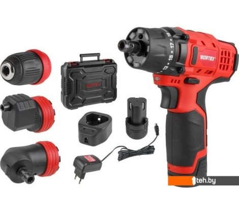  - Шуруповерты, гайковерты, электроотвертки Wortex LX BD 1215 Li Set 1326469 (с 2-мя АКБ, кейс) - LX BD 1215 Li Set 1326469 (с 2-мя АКБ, кейс)