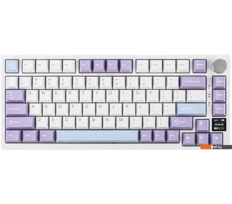  - Клавиатуры Ajazz AK820 Pro (белый/фиолетовый, Ajazz Flying Fish) - AK820 Pro (белый/фиолетовый, Ajazz Flying Fish)