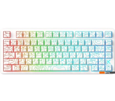  - Клавиатуры MCHOSE Jet 75 Hall Effect White Topographic (Kailh Magnetic God Switch) - Jet 75 Hall Effect White Topographic (Kailh Magnetic God Switch)