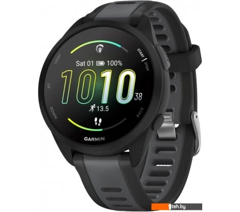  - Умные часы и браслеты Garmin Forerunner 165 Music (черный/сланцево-серый) - Forerunner 165 Music (черный/сланцево-серый)
