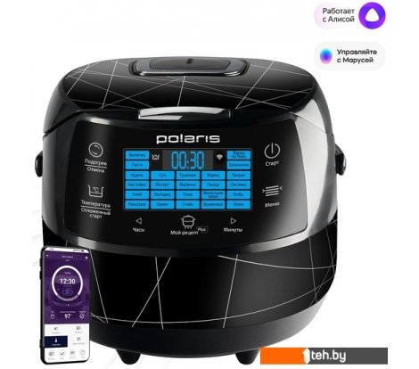  - Мультиварки Polaris PMC 5017 Wi-Fi IQ Home (черный) - PMC 5017 Wi-Fi IQ Home (черный)