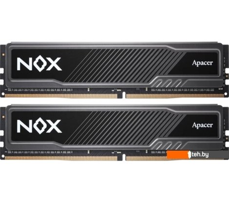  - Оперативная память Apacer NOX 2x8ГБ DDR4 3200 МГц AH4U16G32C28YMBAA-2 - NOX 2x8ГБ DDR4 3200 МГц AH4U16G32C28YMBAA-2