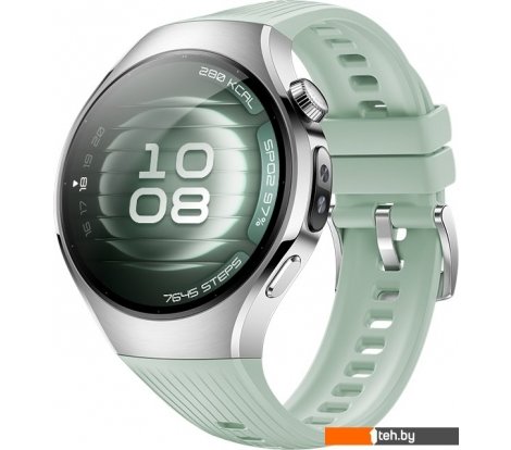  - Умные часы и браслеты Huawei Watch 5 42 мм (серебристый, с зеленым силиконовым ремешком, международная версия) - Watch 5 42 мм (серебристый, с зеленым силиконовым ремешком, международная версия)