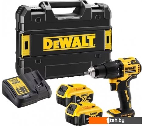  - Шуруповерты, гайковерты, электроотвертки DeWalt DCD709P2T (с 2-мя АКБ 5 Ач, кейс) - DCD709P2T (с 2-мя АКБ 5 Ач, кейс)