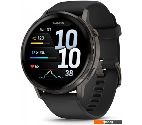  - Умные часы и браслеты Garmin Venu 4 45 мм (черный) - Venu 4 45 мм (черный)