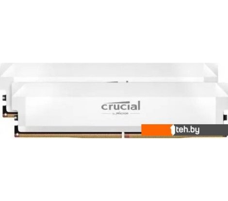  - Оперативная память Crucial Pro Overclocking Edition 2x32ГБ DDR5 6400 МГц CP2K32G64C40U5W - Pro Overclocking Edition 2x32ГБ DDR5 6400 МГц CP2K32G64C40U5W