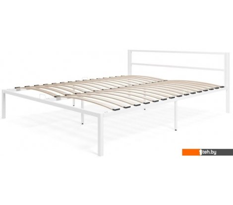  - Кровати Князев Мебель Берта 140x200 БА.140.200.Б (белый муар) - Берта 140x200 БА.140.200.Б (белый муар)