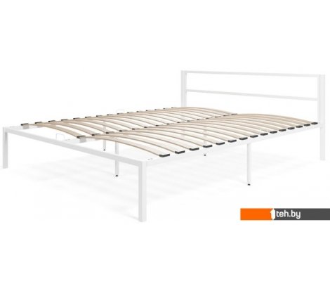  - Кровати Князев Мебель Берта 160x200 БА.160.200.Б (белый муар) - Берта 160x200 БА.160.200.Б (белый муар)