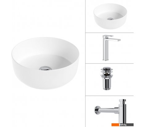  - Умывальники Lauter 21499-31+Cascade 21СК0655C+сифон 21635CH+дон.клапан 21190CH (хром) - 21499-31+Cascade 21СК0655C+сифон 21635CH+дон.клапан 21190CH (хром)