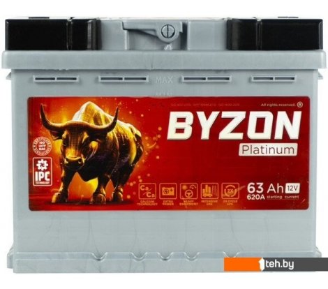  - Автомобильные аккумуляторы BYZON Platinum R+ (63 А·ч) - Platinum R+ (63 А·ч)