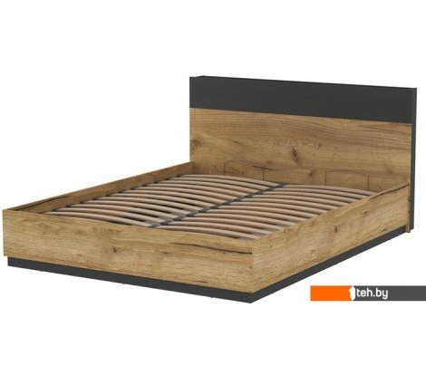  - Кровати Интерлиния Loft LT-К160 160x200 (дуб золотой-антрацит) - Loft LT-К160 160x200 (дуб золотой-антрацит)