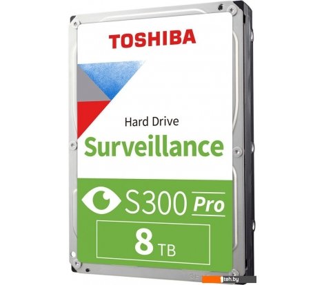  - Жесткие диски Toshiba S300 Pro Surveillance 8TB HDWTA80UZSVAR - S300 Pro Surveillance 8TB HDWTA80UZSVAR