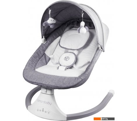  - Детские шезлонги и качалки Amarobaby Lucky Swing AB23-22LUCKY/11 (серый) - Lucky Swing AB23-22LUCKY/11 (серый)