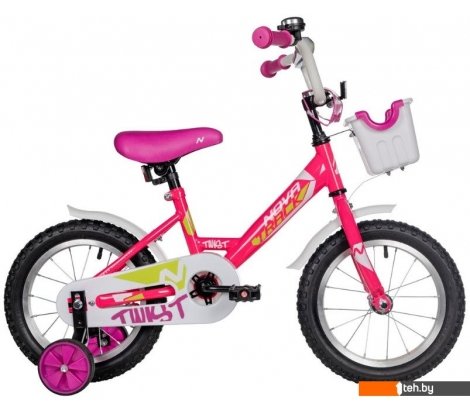  - Детские велосипеды Novatrack Twist 14 2025 141TWIST.PN5 (розовый) - Twist 14 2025 141TWIST.PN5 (розовый)