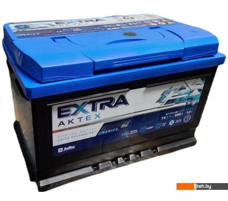  - Автомобильные аккумуляторы АкТех Extra Premium R+ низ (74 А·ч) - Extra Premium R+ низ (74 А·ч)