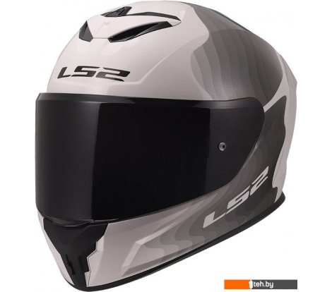  - Мотошлемы LS2 FF820 Rapid III Flow (S, белый/серый) - FF820 Rapid III Flow (S, белый/серый)