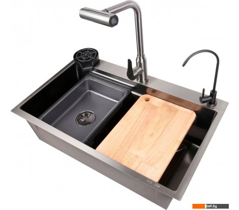  - Кухонные мойки Saniteco LD0198 (75х45) - LD0198 (75х45)