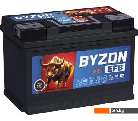  - Автомобильные аккумуляторы BYZON EFB R+ (75 А·ч) - EFB R+ (75 А·ч)