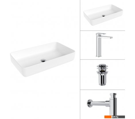  - Умывальники Lauter 21487-60+Cascade 21СК0655C+сифон 21635CH+дон.клапан 21190CH (хром) - 21487-60+Cascade 21СК0655C+сифон 21635CH+дон.клапан 21190CH (хром)