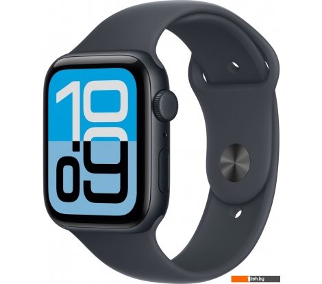  - Умные часы и браслеты Apple Watch SE 3 LTE 44 мм (алюминиевый корпус, полуночный/полуночный, спортивный силиконовый ремешок M/L) - Watch SE 3 LTE 44 мм (алюминиевый корпус, полуночный/полуночный, спортивный силиконовый ремешок M/L)