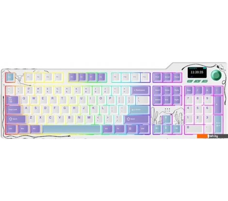  - Клавиатуры Ajazz AK35I V4 (фиолетовый/белый/синий, Ajazz Avocado) - AK35I V4 (фиолетовый/белый/синий, Ajazz Avocado)