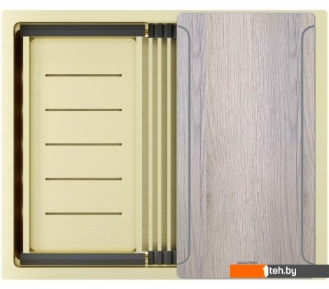  - Кухонные мойки Paulmark Next-Multi Sink 54 UNI PM785445-LG (светлое золото) - Next-Multi Sink 54 UNI PM785445-LG (светлое золото)
