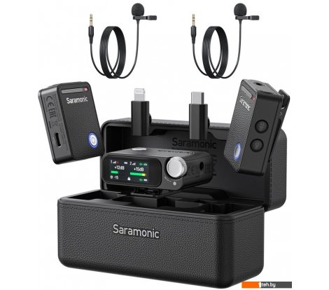  - Микрофоны Saramonic Ultra (c 2 петличными микрофонами, черный) - Ultra (c 2 петличными микрофонами, черный)