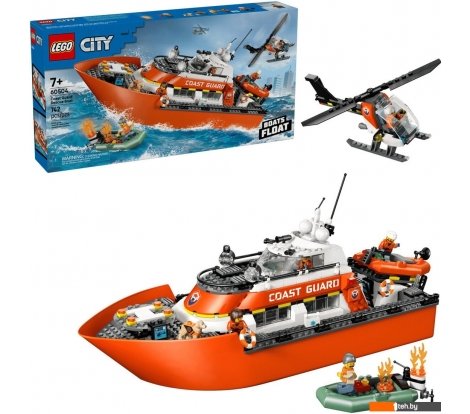  - Конструкторы LEGO City 60504 Спасательный катер и вертолет береговой охраны - City 60504 Спасательный катер и вертолет береговой охраны