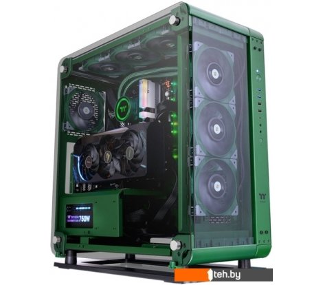  - Корпуса Thermaltake Core P6 Tempered Glass Racing Green CA-1V2-00MCWN-00 - Core P6 Tempered Glass Racing Green CA-1V2-00MCWN-00