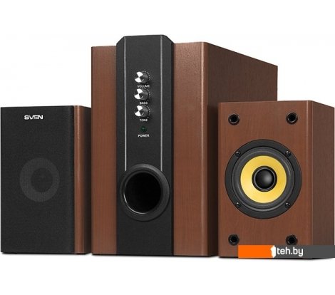  - Мультимедиа акустика SVEN SPS-820 (коричневый) - SPS-820 (коричневый)