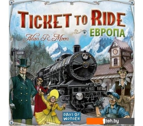 - Настольные игры Days of Wonder Ticket to Ride: Европа (Билет на поезд: Европа) - Ticket to Ride: Европа (Билет на поезд: Европа)