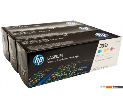  - Картриджи для принтеров и МФУ HP 305A 3-pack (CF370AM) - 305A 3-pack (CF370AM)