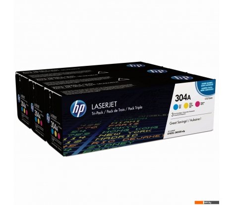  - Картриджи для принтеров и МФУ HP 304A 3-pack (CF372AM) - 304A 3-pack (CF372AM)