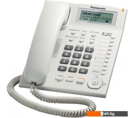  - Проводные телефоны Panasonic KX-TS2388RUW (белый) - KX-TS2388RUW (белый)