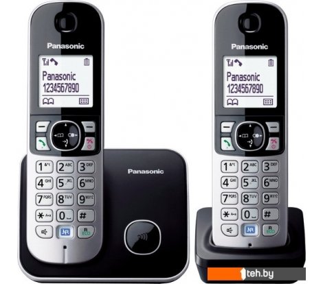  - Радиотелефоны DECT Panasonic KX-TG6812RUB - KX-TG6812RUB