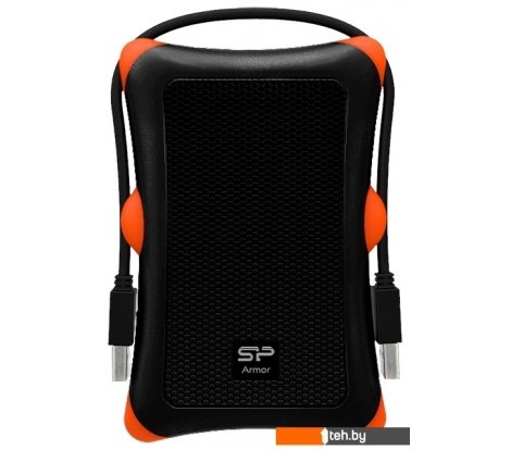  - Внешние жесткие диски Silicon-Power Armor A30 1TB Black (SP010TBPHDA30S3K) - Armor A30 1TB Black (SP010TBPHDA30S3K)