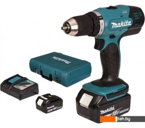  - Электродрели и дрели-шуруповерты Makita DDF453RFE (с 2-мя АКБ, кейс) - DDF453RFE (с 2-мя АКБ, кейс)