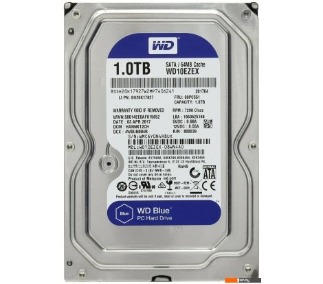  - Жесткие диски WD Caviar Blue 1TB (WD10EZEX) - Caviar Blue 1TB (WD10EZEX)