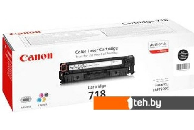 Картриджи для принтеров и МФУ Canon 718 Black (2662B002AA) Картриджи для принтеров и МФУ Canon 718 Black (2662B002AA)