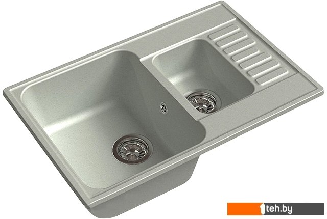 Кухонные мойки GranFest QUARZ Z-21K (серый) Кухонные мойки GranFest QUARZ Z-21K (серый)
