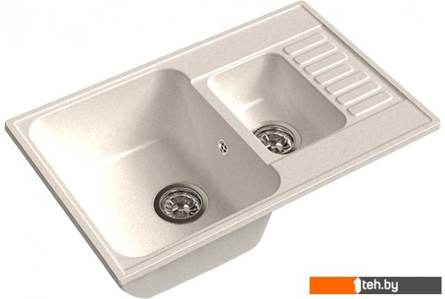 Кухонные мойки GranFest QUARZ Z-21K (белый) Кухонные мойки GranFest QUARZ Z-21K (белый)
