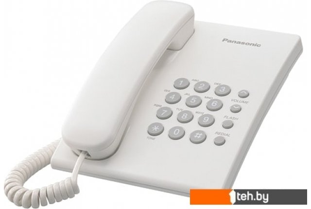 Проводные телефоны Panasonic KX-TS2350RUW (белый) Проводные телефоны Panasonic KX-TS2350RUW (белый)