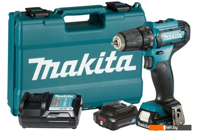 Электродрели и дрели-шуруповерты Makita DF333DWAE (с 2-мя АКБ, кейс) Электродрели и дрели-шуруповерты Makita DF333DWAE (с 2-мя АКБ, кейс)