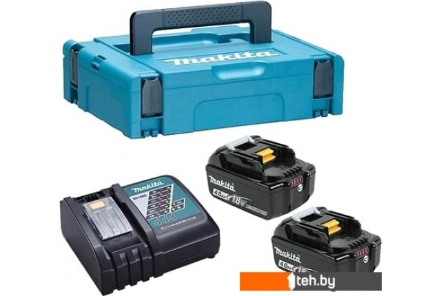 Аккумуляторы и зарядные устройства для инструмента Makita BL1840B + DC18RC (18В/4.0 а*ч + 18В) Аккумуляторы и зарядные устройства для инструмента Makita BL1840B + DC18RC (18В/4.0 а*ч + 18В)