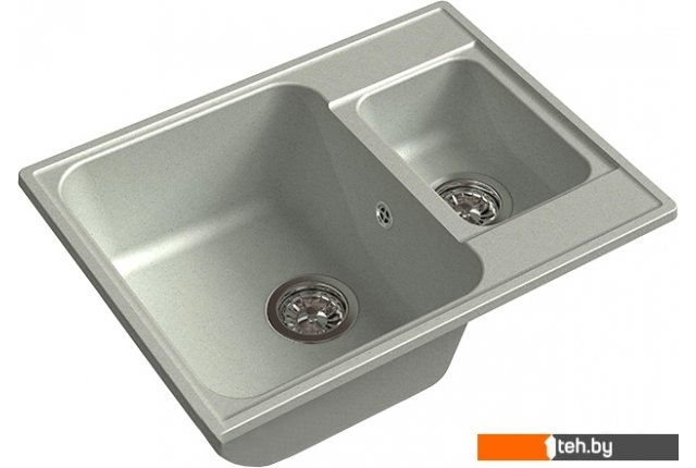 Кухонные мойки GranFest QUARZ Z-09 (серый) Кухонные мойки GranFest QUARZ Z-09 (серый)