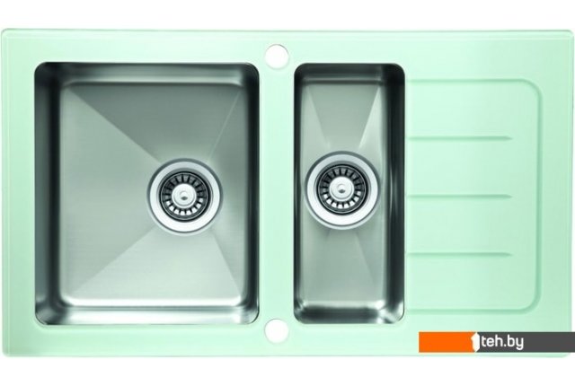 Кухонные мойки Zorg GS 7850-2 (белый) Кухонные мойки Zorg GS 7850-2 (белый)