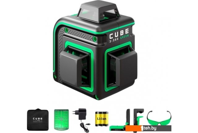 Лазерные нивелиры ADA Instruments Cube 3-360 Green Home Edition А00566 Лазерные нивелиры ADA Instruments Cube 3-360 Green Home Edition А00566