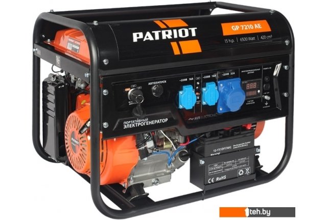 Генераторы Patriot GP 7210AE Генераторы Patriot GP 7210AE